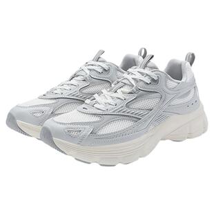 特步女鞋元启3.0老爹鞋2025春季新款复古运动休闲鞋975318320003