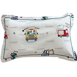 60支卡通全棉儿童枕套单个纯棉学生乳胶枕头套家用单人宝宝枕芯套