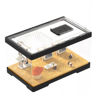 仓鼠笼子金丝熊专用亚克力透明小宠物饲养箱便宜大的家用仓鼠用品