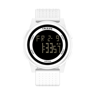 简约手表男学生潮流运动防水防摔数字电子表夜光风时尚超薄多功能