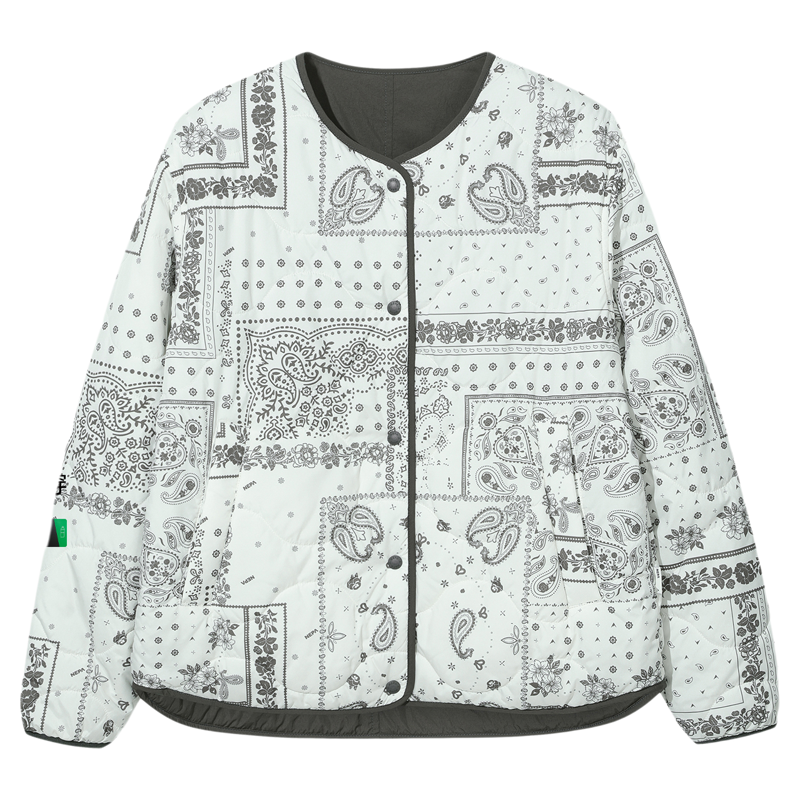 NEPA女士无领可双面穿着棉服