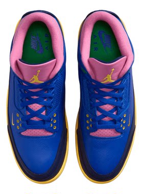 【自营】NIKE耐克AJ3赛车蓝巴西足球队复古篮球鞋IV4871-400