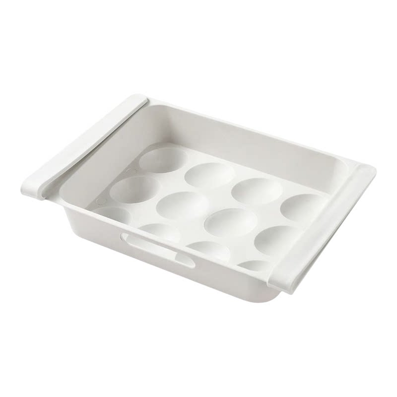 冰箱鸡蛋收纳盒省空间盒食品级可滑动推拉抽屉式蛋托食物冷藏架子