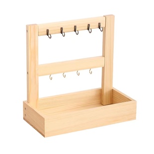 玄关钥匙收纳摆件置物架创意客厅进门门口钥匙桌面实木收纳盒托盘