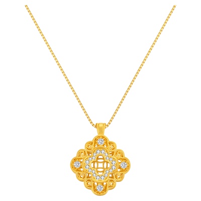 ACEE设计四合如意新中式项链