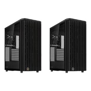 华硕ProArt创艺国度PA401机箱中塔免工具拆装锁台式机木艺版侧透