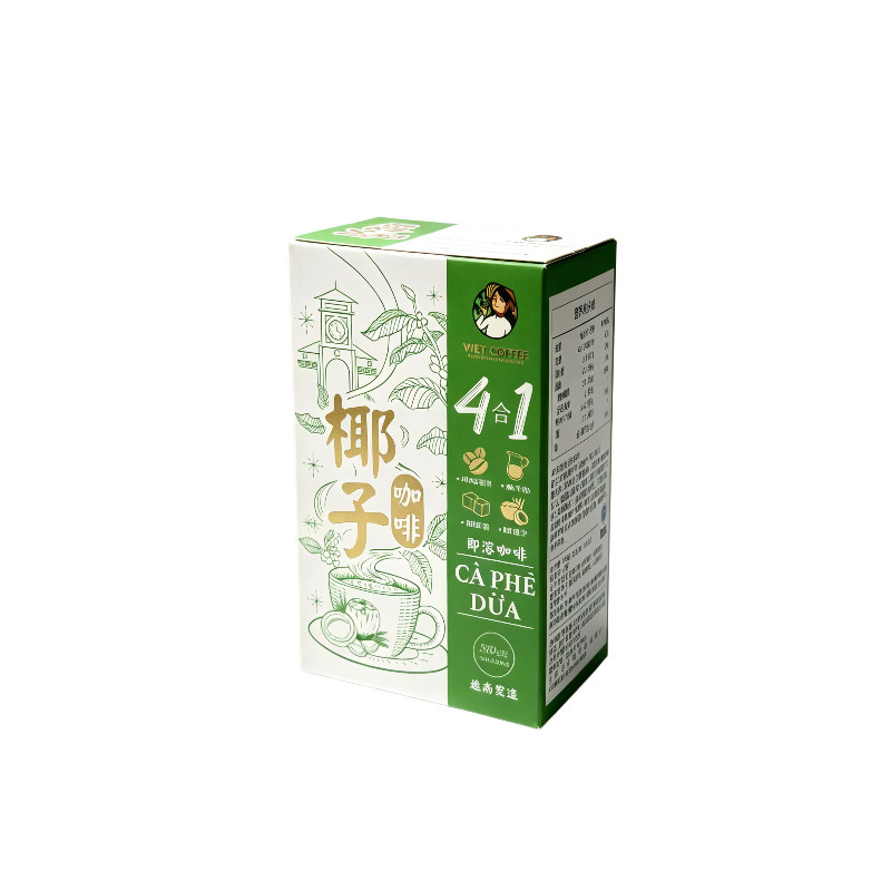 椰子4合1咖啡16条椰香丝滑冷热可