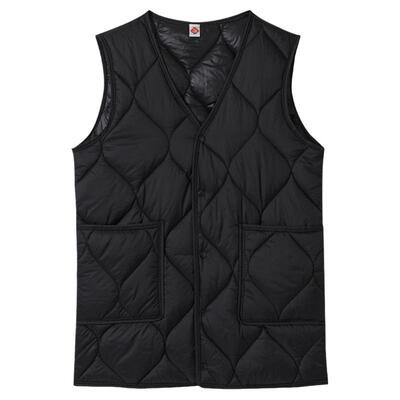 衫宣羽绒棉马甲女中长款