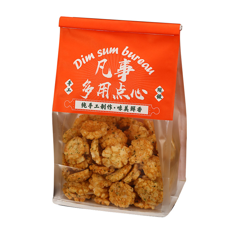 新款凡事多用点心包装袋国潮风纸包装面包袋饼干袋小点心纸袋食品