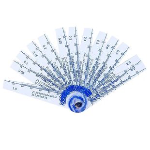 上亿精密测量工具塑料塞尺厚薄规塞规塑料间隙片单片透明0.05-5.0