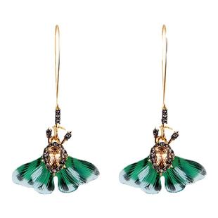 蝴蝶气质特别耳环鬼才小资个性女耳钉女夏季小众设计感耳饰品耳坠