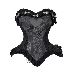 血液供给原创◆爱神的魔盒 哥特爱心鱼骨胸衣洛可可修身束腰秋季