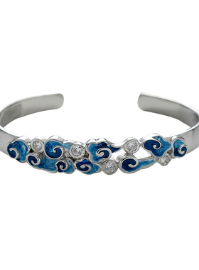 鲛人泪原创风s925气质故事手镯