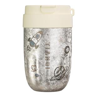 天沏纯钛保温杯咖啡杯女士钛杯轻奢礼物水杯新款2025高颜值随行杯