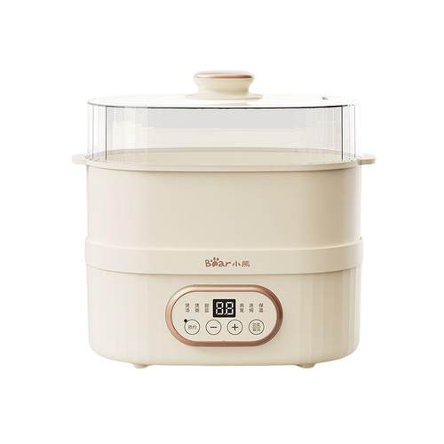 小熊蒸锅炖锅电蒸锅多功能隔水炖家用全自动早餐机煮粥煲汤电炖锅