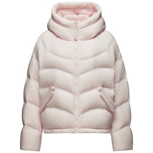 坦博尔2025冬季新款连帽羽绒服女短款休闲时尚小个子女生保暖外套