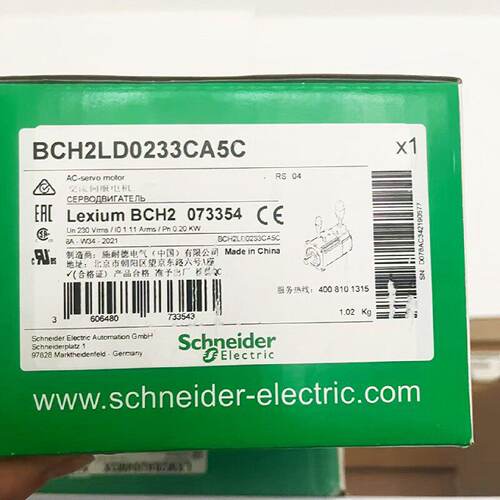 议价Schneider施耐德200W伺服电机BCH2LD0233CA5C全新原装正品现