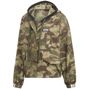 Adidas/阿迪达斯官方正品三叶草 Windbreaker 女子连帽外套ED5816