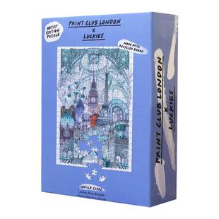 「现货」Luckies英国进口正品拼图伦敦巴黎布鲁塞尔500片城市艺术