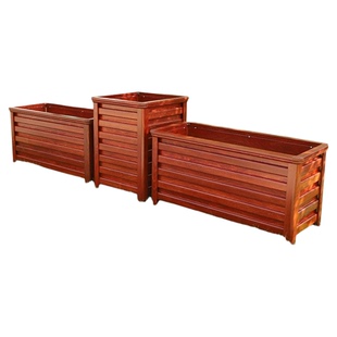 铝合金花箱定制户外庭院花盆护栏市政道路大号种植箱组合厂家直销