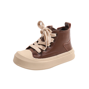 儿童高邦板鞋秋冬新款棉鞋男童鞋韩版时尚女童休闲单鞋宝宝运动鞋