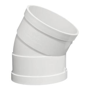 国标PVC110微偏弯头11.5 15 22.5 30 45度移位接头下水管配件大全