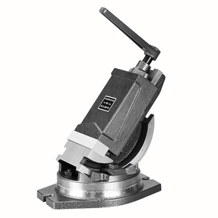 重型可倾精密角度式平口钳5寸6寸铣床机用倾斜虎钳角固式斜度台钳