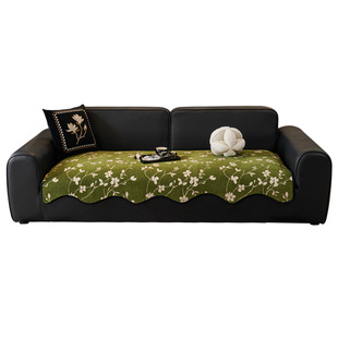 复古风四季通用沙发盖布高级感异形沙发垫简约轻奢高级防滑沙发巾