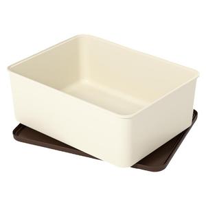 百草园内衣收纳盒内裤袜子整理盒箱家用 放袜子的神器三合一盒子