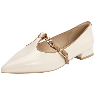 15mins时尚尖头复古风高跟单鞋