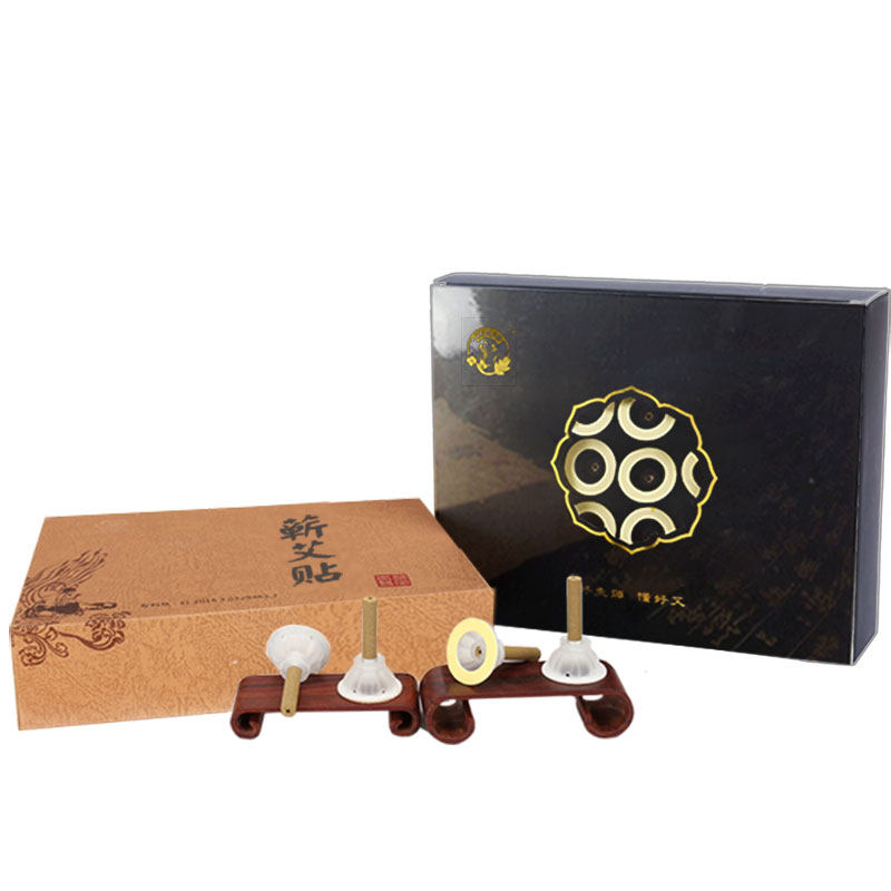 蕲爱艾艾炙艾灸贴官方热灸艾绒柱艾烛艾草贴宫寒艾条家用艾