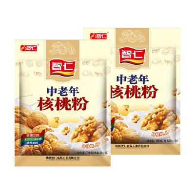 智仁无白糖中老年核桃粉700g×2袋