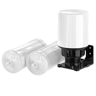 水塔水位自动上水控制器水泵抽水水箱水池上水双浮球悬浮开关家用