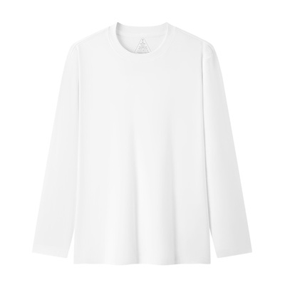 白小T二代长袖T恤纯棉三防打底衫