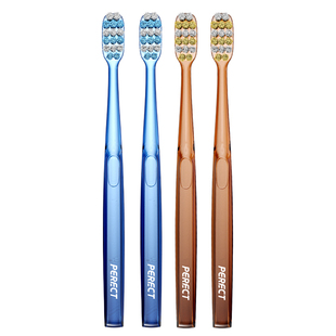 倍加洁超洁去渍牙刷中毛硬丝高密三重植毛男士去茶渍烟渍咖啡渍