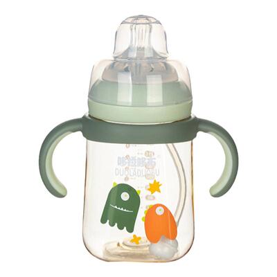 哆拉哆布宝宝耐摔宽口水杯学饮杯