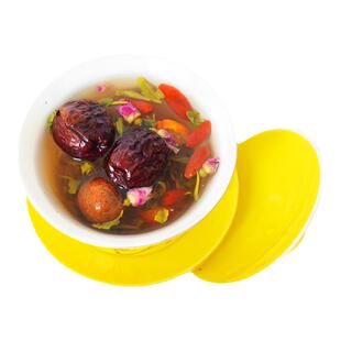 兰州三炮台茶焦枣八宝茶玫瑰玉海三泡台甘肃特产烤枣盖碗茶70g/袋