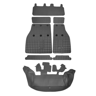 适用于丰田赛那格瑞维亚后备箱垫子塞纳全包围尾箱垫第三排靠背垫