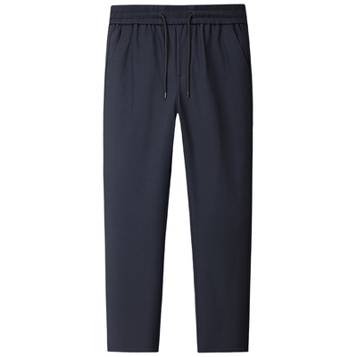 雅鹿新款户外登山防风羽绒裤男款