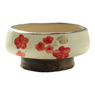 述息 韩式手绘大号多肉植物花盆火锅造型花盆屁屁盆拼盘陶瓷粗陶