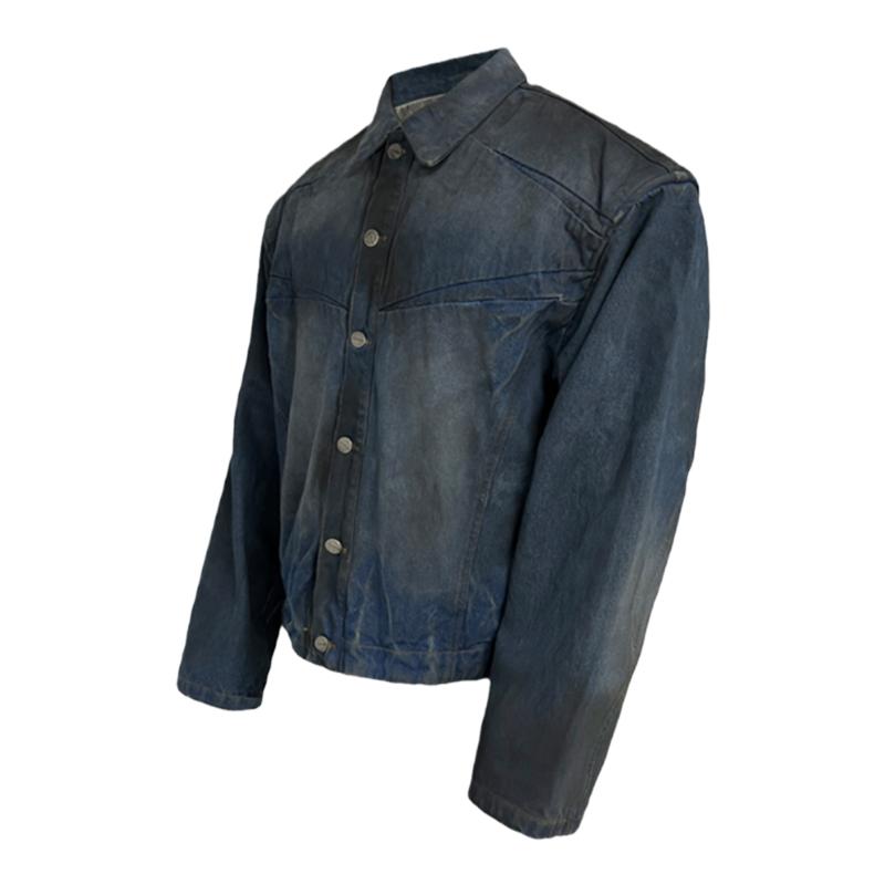 JCAESAR FROST DENIM JACKET霜冻牛仔夹克 16oz重磅脏染水洗