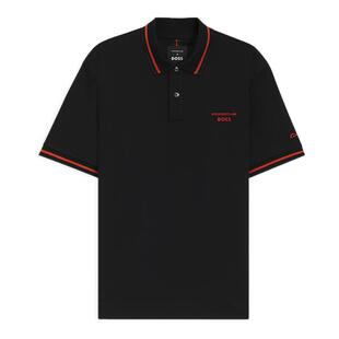 【礼物】【保时捷联名】BOSS博斯 男士棉质短袖POLO衫BOSSPolo
