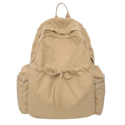 轻便双肩包短途旅行水洗布书包女生大学生上课包初高中生2026新款