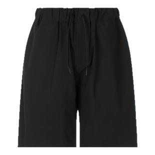 白山/WHITE MOUNTAINEERING 男士春季纯色直筒松紧带休闲短裤