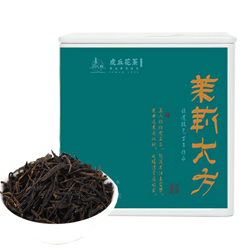 苏州虎丘牌茉莉大方花茶新茶浓香型50g铁罐装