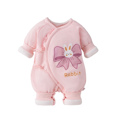 和尚服纯棉无骨冬季夹棉连体衣