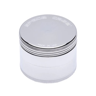 spacecase金属磨烟器铝合金大号63mm四层烟草研磨器斗草粮Grinder