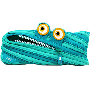 ZIPIT中号可爱怪兽拉链ins笔袋男女孩学生大容量透明文具袋铅笔盒