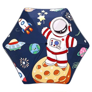 儿童雨伞男孩女孩小学生上学专用安全防回弹一键开合折叠全自动伞