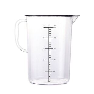 亚克力量杯1500ml带刻度量筒烘培奶茶店专用大容量透明塑料刻度杯